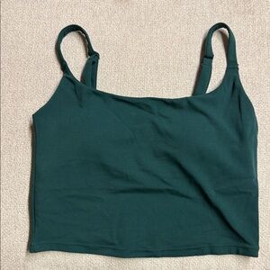 Dark Green Sleeveless Top